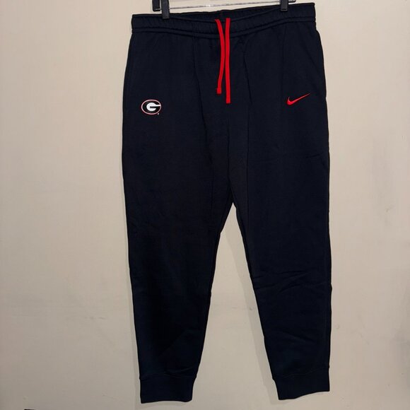Nike UGA Georgia Bulldogs On-Field Player Team Issue PE Sweatpants Black NEW - Picture 2 of 11